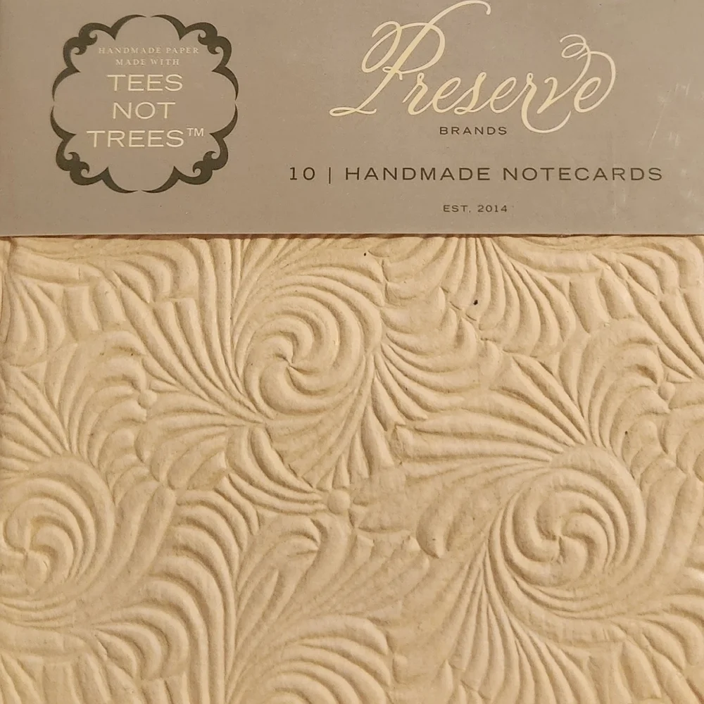 Preserve Brands Notecards Stationary Tees Not Trees